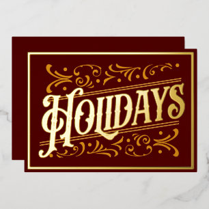Burgundy Elegant Typography Real
