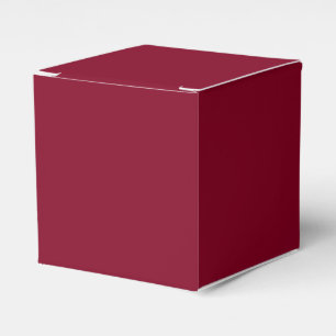 Burgundy Favour Box