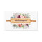 Burgundy  Floral Bakery Rolling Pin Patisserie