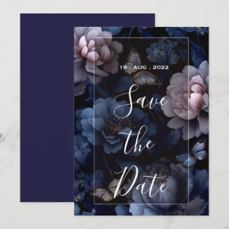 burgundy floral wedding design featuring rich wine invitation
