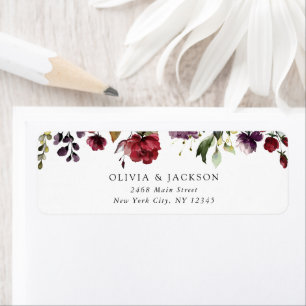 Burgundy Flowers, Pink Flowers, Greenery, Wedding