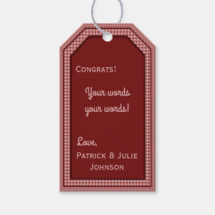 Burgundy Gingham-HANG/GIFT TAG TEMPLATE