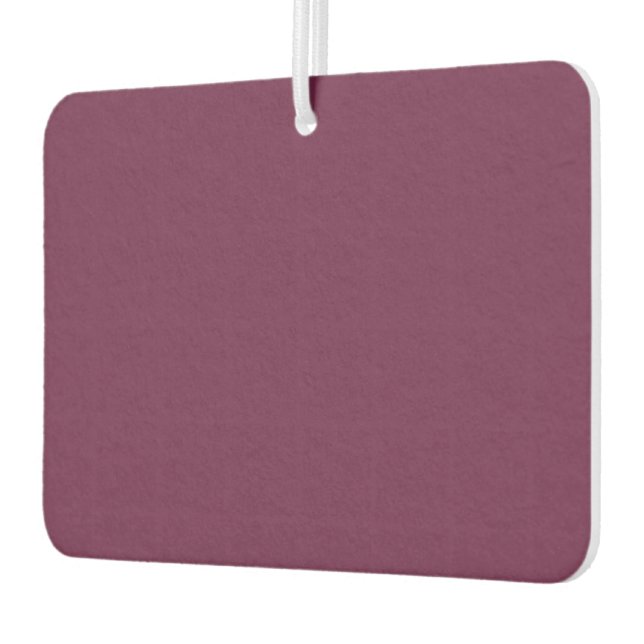 Burgundy Landscape Rectangle Car Air Freshener (Left)