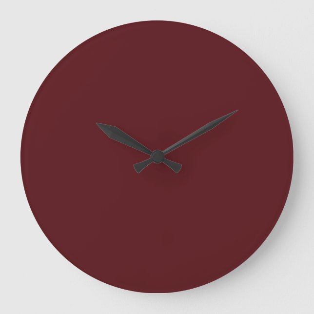 Burgundy Large Clock (Front)