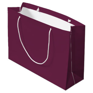 Burgundy Large Gift Bag – Single Colour Design