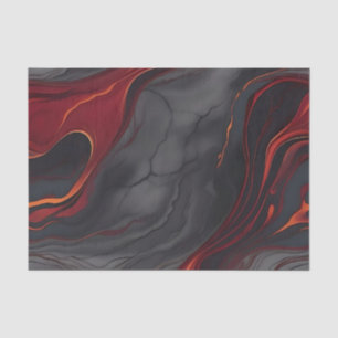 Burgundy Lava Marble Tissue Paper