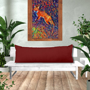 Burgundy Maroon Red Solid colour pillow