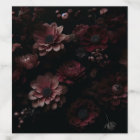 Burgundy Moody Floral