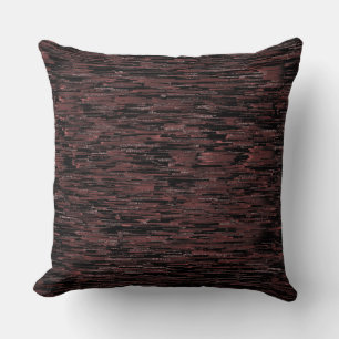 Burgundy mosaic style with rough background cushion