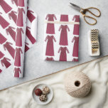 Burgundy Mother of the Bride Groom Wedding Party Wrapping Paper<br><div class="desc">Gift wrap design features an original marker illustration of a burgundy mother-of-the-bride (or groom) wedding party gown.

This illustration is also available on other products,  including coordinating party products and decor. Don't see what you're looking for? Need help with customisation? Contact Rebecca to have something designed just for you.</div>