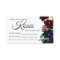 Burgundy & Navy How Many Kisses Shower Game card