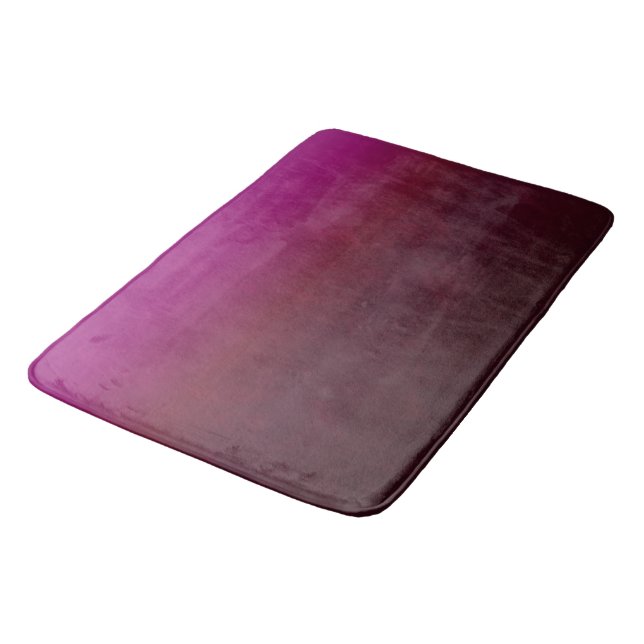 Burgundy Ombre Bath Mat (Angled)