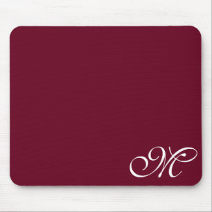 Burgundy or Choose Your Colour Mouse Pad