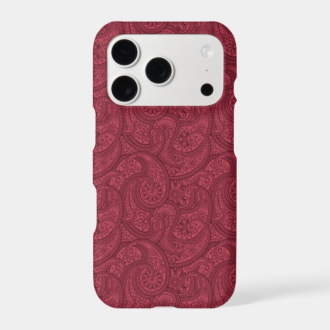 Burgundy Paisley (Back)