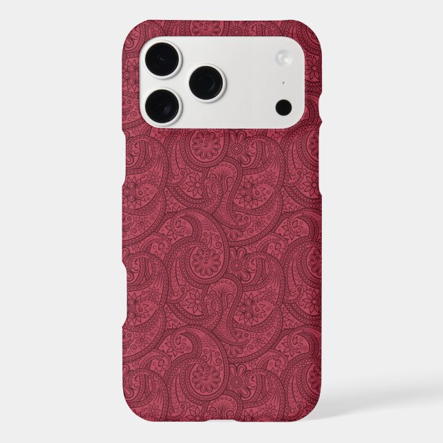 Burgundy Paisley (Back)