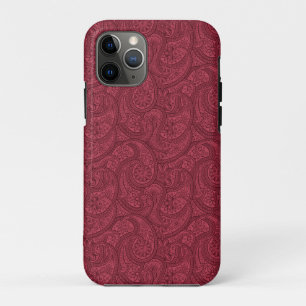 Burgundy Paisley Case-Mate iPhone Case