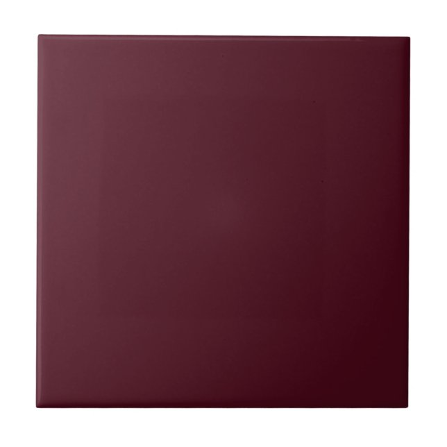 Burgundy Passion Tile (Front)