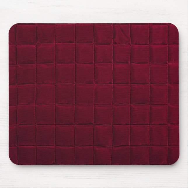 Burgundy pattern mouse pad (Front)