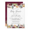 Burgundy Peach Gold Garden Floral Fall Baby Shower