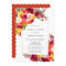 Burgundy Pink Orange Yellow Floral Bridal Shower