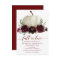 Burgundy Pumpkin Fall in Love Bridal Shower Invite