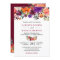 Burgundy Purple Orange Red Floral Wedding