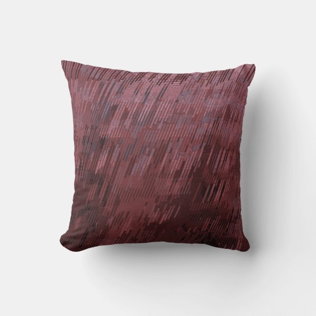 Burgundy Rain Cushion (Front)