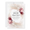 Burgundy Red and Pink Floral Pampas Grass Wedding