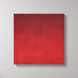 Burgundy Red Orange rustic Abstract Canvas Print