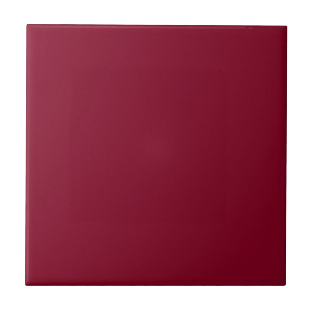 Burgundy Red Tile (Front)