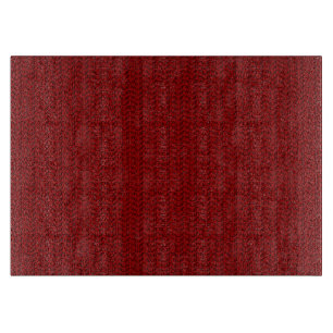 Burgundy Red Weave Mesh Look Cutting Board