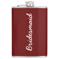 Burgundy Red Wedding Bridal Bridesmaid Gift Favour