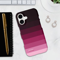 Burgundy Rich Gradient Colour Stripes