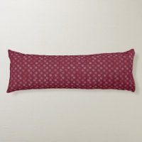 Burgundy, rose, red and berry polka dots