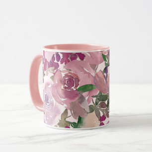Burgundy Roses Mug