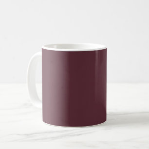 Burgundy Solid Colour Coffee Mug