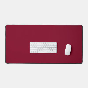 Burgundy (solid colour)  desk mat