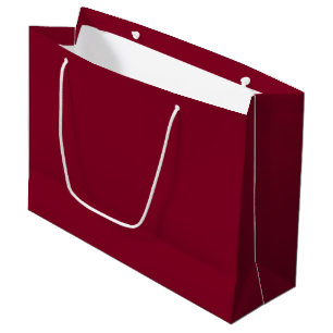 Burgundy (solid colour) large gift bag