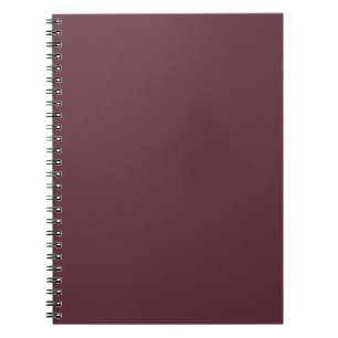 Burgundy Solid Colour Notebook