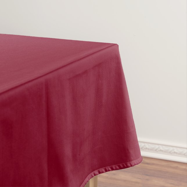 Burgundy Solid Colour Tablecloth (In Situ)