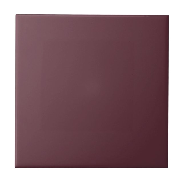 Burgundy Solid Colour Tile (Front)