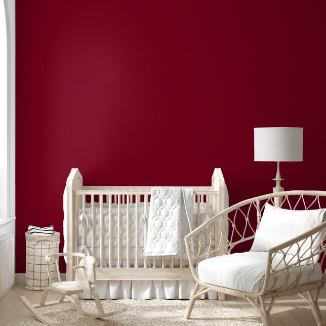 Burgundy Solid Colour Wallpaper (Kids)