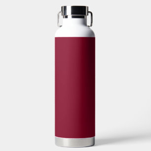 Burgundy Solid Colour Water Bottle