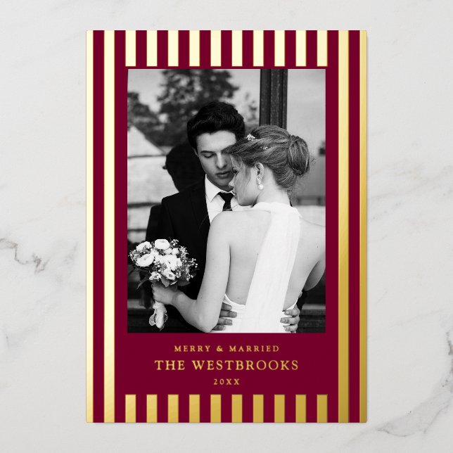 Burgundy Stripes  (Front)