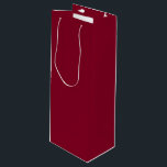 Burgundy Wine Gift Bag<br><div class="desc">Burgundy is a deep, rich color that blends dark red with undertones of purple and sometimes brown. It is often described as sophisticated, luxurious, and warm, similar to the color of red wine from the Burgundy region of France. Characteristics Hue: A purplish-red or reddish-purple that is darker and warmer than...</div>
