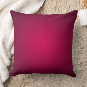 Burgundy Wine Soft Gradient Hues Cushion