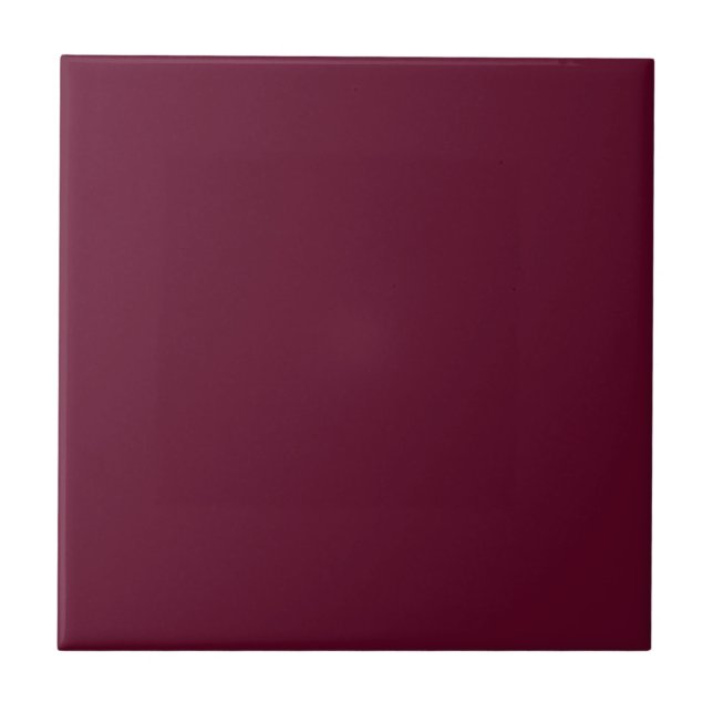 Burgundy Wine Solid Colour | #5b0523 Tile (Front)