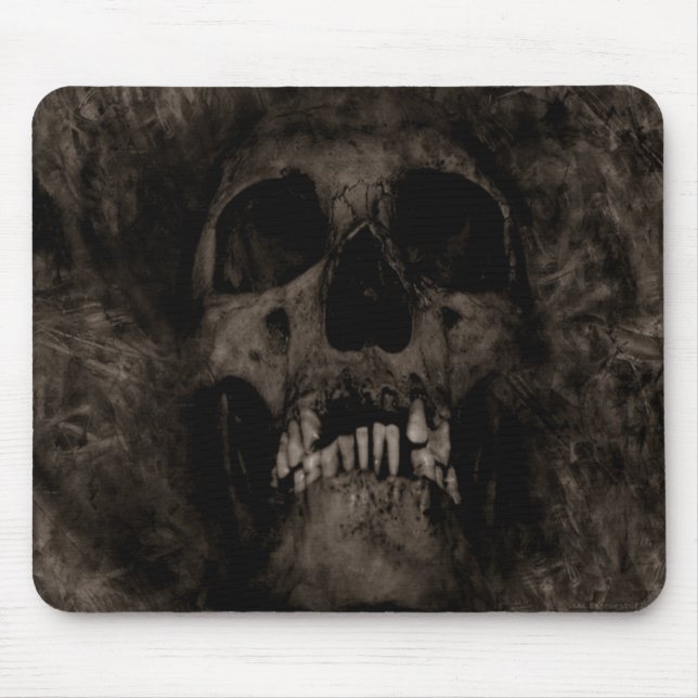 Buried Sckull Mouse Pad (Front)