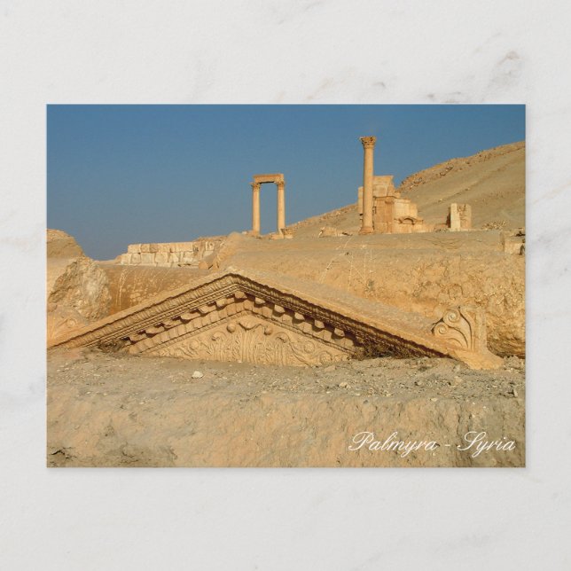 Buried Treasure, Palmyra, Ancient Syria  Postcard (Front)