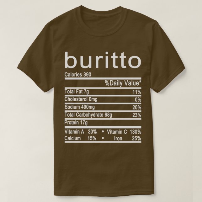 buritto T-Shirt (Design Front)